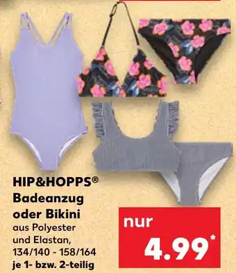 Kaufland Hip&hopps badeanzug oder bikini Angebot