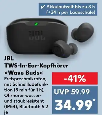 Kaufland Jbl tws-in-ear-kopfhörer wave buds Angebot