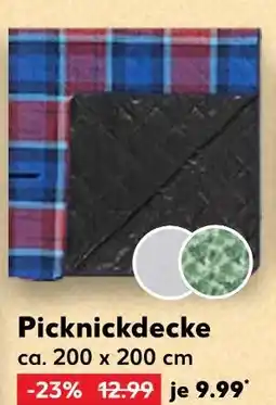 Kaufland Picknickdecke Angebot