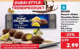 Kaufland BOUJEE Dessert Dubai Chocolate Style Angebot