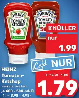 Kaufland HEINZ Tomaten Ketchup Angebot
