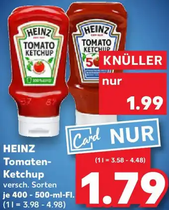 Kaufland HEINZ Tomaten Ketchup Angebot