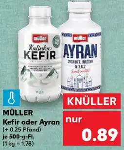 Kaufland MÜLLER Kefir oder Ayran Angebot