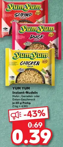 Kaufland YUM YUM Instant-Nudeln Angebot