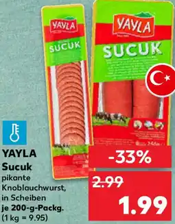Kaufland YAYLA Sucuk Angebot