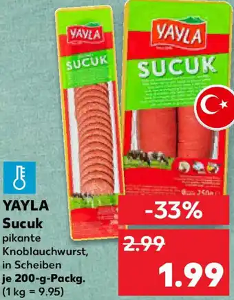 Kaufland YAYLA Sucuk Angebot