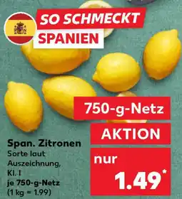 Kaufland Span. Zitronen Angebot