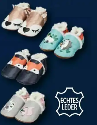 Aldi Nord Baby Leder-Krabbelschuhe Angebot