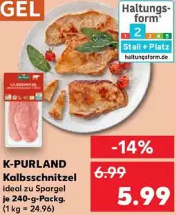 Kaufland K-PURLAND Kalbsschnitzel Angebot