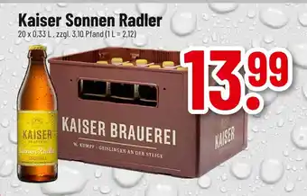trinkgut Kaiser brauerei kaiser sonnen radler Angebot