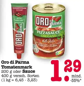E-Center Oro di parma tomatenmark Angebot