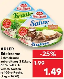 Kaufland ADLER Edelcreme Angebot