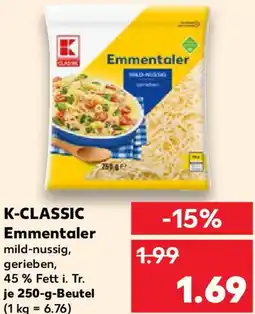 Kaufland K-CLASSIC Emmentaler Angebot