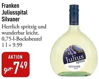 Galeria Markthalle Franken Juliusspital Silvaner Angebot