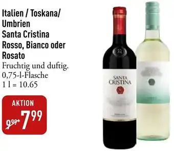 Galeria Markthalle Italien / Toskana/ Umbrien Santa Cristina Rosso, Bianco oder Rosato Angebot
