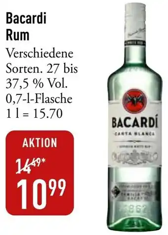 Galeria Markthalle Bacardi Rum Angebot