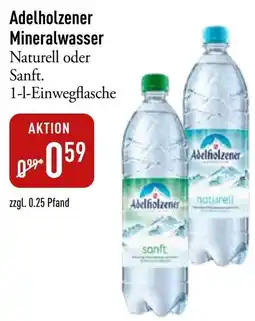Galeria Markthalle Adelholzener Mineralwasser Angebot