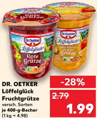 Kaufland DR. OETKER Löffelglück Fruchtgrütze Angebot