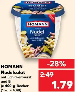 Kaufland HOMANN Nudelsalat Angebot