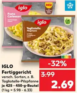 Kaufland IGLO Fertiggericht Angebot