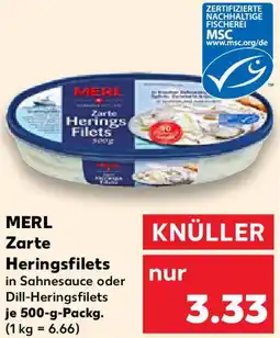 Kaufland MERL Zarte Heringsfilets Angebot