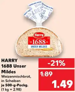 Kaufland HARRY 1688 Unser Mildes Angebot