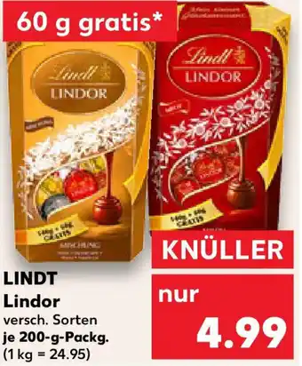 Kaufland LINDT Lindor Angebot