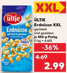 Kaufland ÜLTJE Erdnüsse XXL Angebot