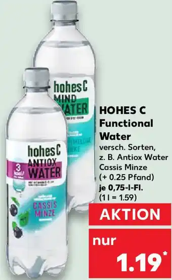 Kaufland HOHES C Functional Water Angebot