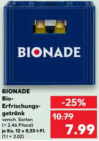 Kaufland BIONADE Bio Erfrischungsgetränk Angebot