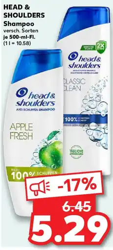 Kaufland HEAD & SHOULDERS Shampoo Angebot