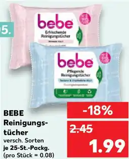 Kaufland BEBE Reinigungstücher Angebot