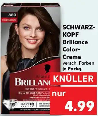 Kaufland SCHWARZKOPF Brillance Color Creme Angebot