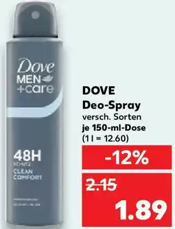Kaufland DOVE Deo-Spray Angebot