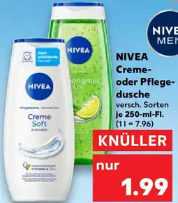 Kaufland NIVEA Creme- oder Pflegedusche Angebot