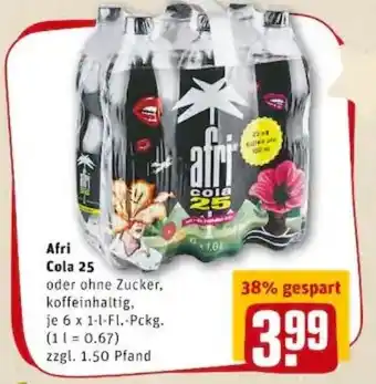 REWE PETZ Afri Cola 25 6 x 1l Angebot