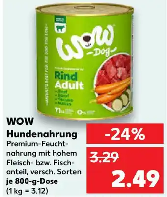 Kaufland WOW Hundenahrung Angebot