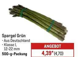 METRO Spargel grün Angebot