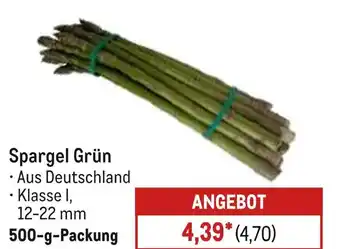 METRO Spargel grün Angebot