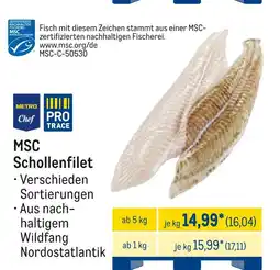 METRO Msc schollenfilet Angebot