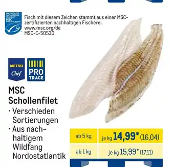METRO Msc schollenfilet Angebot