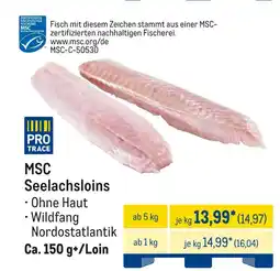 METRO Msc seelachsloins Angebot