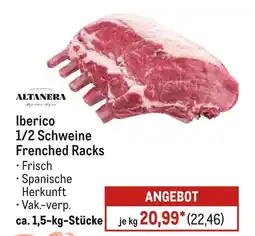 METRO Altanera iberico 1/2 schweine frenched racks Angebot