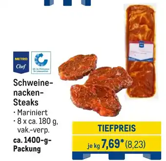METRO Metro chef schweinenacken-steaks Angebot