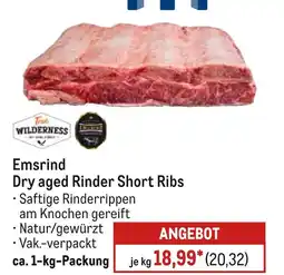 METRO Emsrind dry aged rinder short ribs Angebot