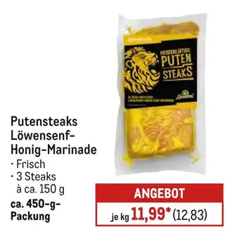 METRO Putensteaks löwensenf-honig-marinade Angebot