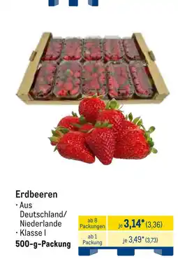 METRO Erdbeeren Angebot