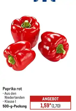 METRO Paprika rot Angebot