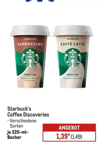 METRO Starbuck ́s coffee discoveries Angebot