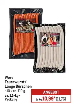 METRO Werz feuerwurst/ lange burschen Angebot